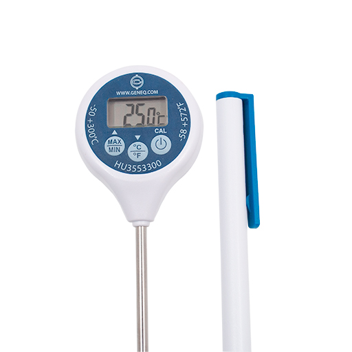 CALIBRABLE THERMOMETER, WATERPROOF WITH MIN / MAX