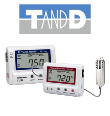 Tandd data loggers for cement Canada