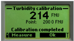 multiparameter water meter-calibration