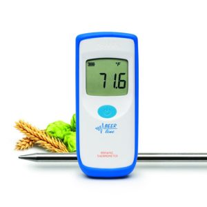 Portable thermistor thermometer