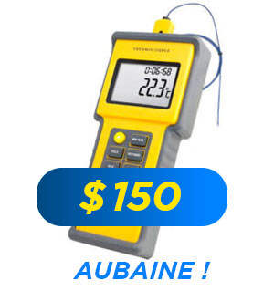 thermomètre à thermocouple Québec